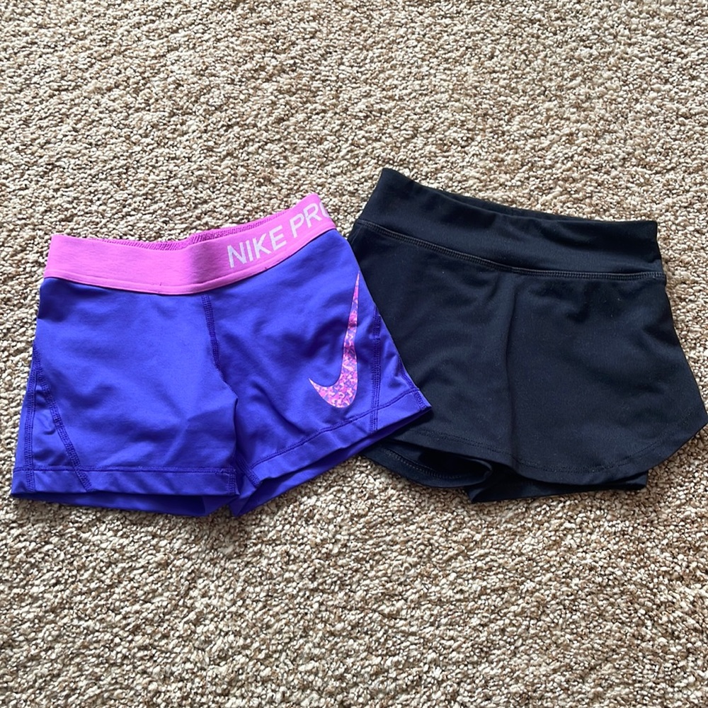 💖Nike PRO shorts and Old Navy active skirt!💖